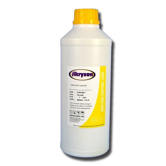 Botella de Tinta para Recarga de Epson WF-7840 DTWF 1 Litro Amarillo