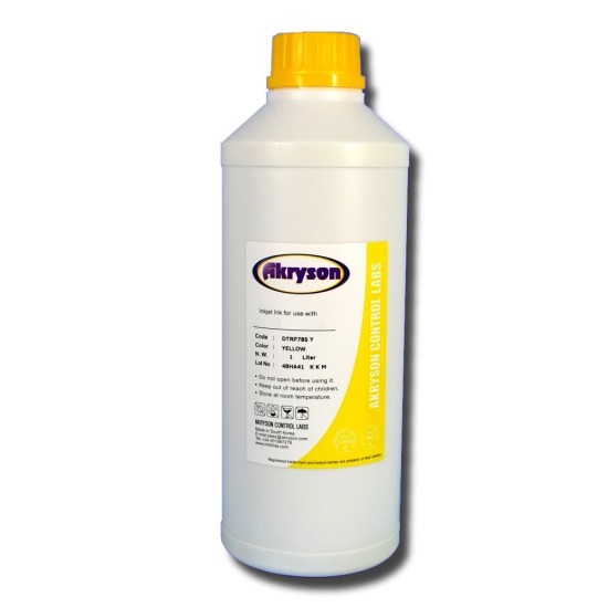 Botella de Tinta para Recarga de Brother MFC-6890CDW 1 Litro Amarillo