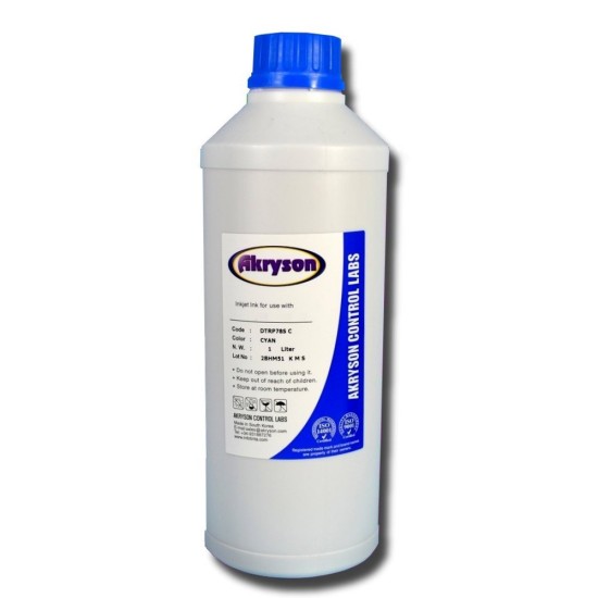 Compatible Epson Cyan Claro Universal Botella Litro Tinta para Recarga
