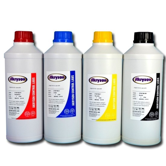 Tinta para Recarga de Epson WF-4830 DTWF Pack 4 Botellas de 1 Litro