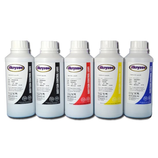 Pack de 5 botellas de tinta compatible con Canon Pixma MG6852 Pack 5 botellas de 500ml