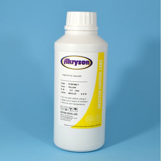Botella de Tinta para Recarga de Epson WF-7840 DTWF 500ml Amarillo