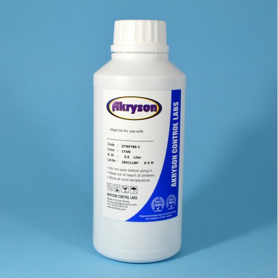 Botella de Tinta para Recarga de Epson WF-7835DTWF 500ml Cyan