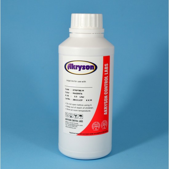 Botella de Tinta para Recarga de Epson WF-4830DTWF 500ml Magenta