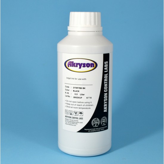 Botella de Tinta para Recarga de Epson WF-7840 DTWF 500ml Negro