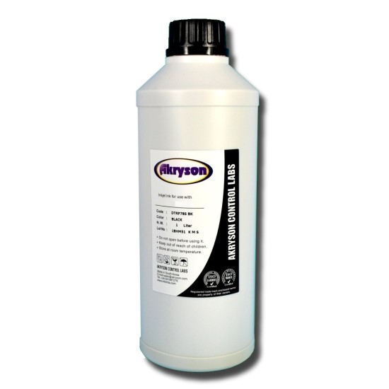 Botella de Tinta para Recarga de Epson WF-7840 DTWF 1 Litro Negro