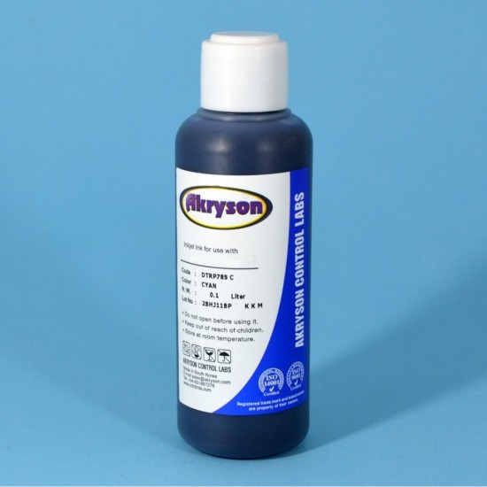 Botella de Tinta para Recarga de Epson WF-7835 DTWF 100ml Cyan