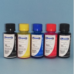 Pack de 5 botellas de tinta compatible con Epson SC-T7200 Pack 5 botellas de 100ml