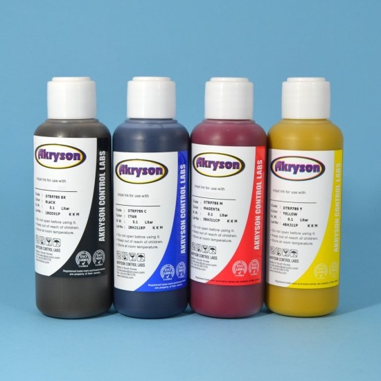 Tinta para Recarga de Hp Color 2500cxi Pack 4 Botellas de 100ml