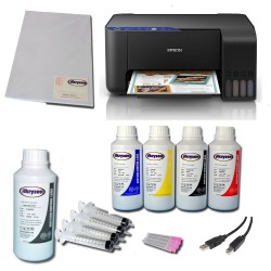 Impresora Epson EcoTank ET-1810 A4 Pack + Tinta Extra Akryson 4x500ml + Papel Foto