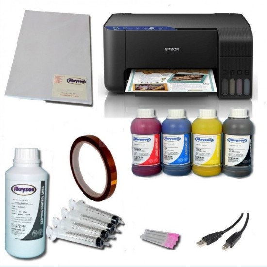 Pack para Sublimacion Impresora Epson ET-1810 Pack Completo con Tintas 4x250ml