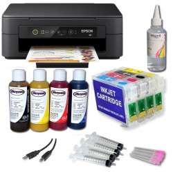 Pack Impresora Epson WF-2010+ Tintas + Cartuchos Autoreseteables