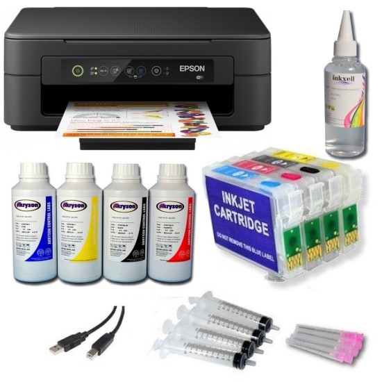 Pack Impresora Epson WF 2010W + Tintas + Cartuchos Autoreseteables