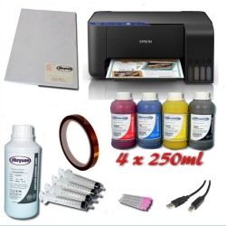 Impresora para Sublimación Epson EcoTank ET-1810 A4 Pack + Extra Tinta de Sublimación + Papel