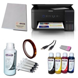 Impresora para Sublimación Epson EcoTank ET-1810 A4 Pack + Tinta de Sublimación + Papel