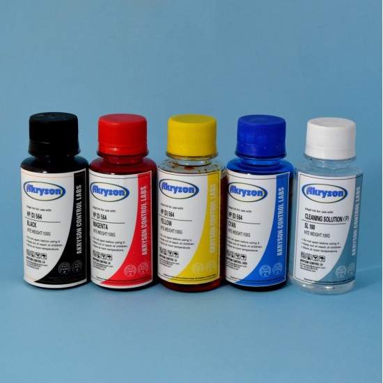Tinta de Sublimación para para Epson EcoTank ET-2714 Pack 4x100ml + Limpiador de Cabezales.