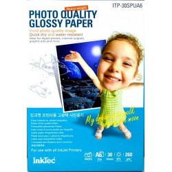 Papel para Impresora Fotografico Brillante 260 gr A6 30 hojas