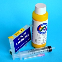 Cartucho recargable para Epson C85 vacio Amarillo mas Tinta