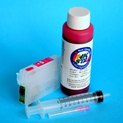 Cartucho recargable para Epson SX105 vacio Magenta mas Tinta