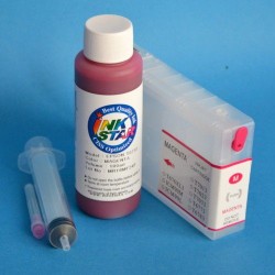 Cartucho Recargable para Epson WP-4595 DNF magenta mas tinta