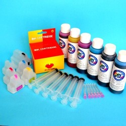 Cartuchos Recargables Kit con tinta para Hp Photosmart C5175