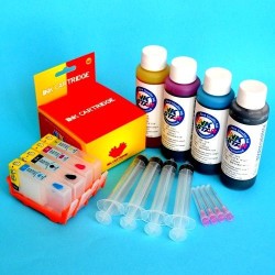 Cartuchos Recargables Kit con tinta para Hp Photosmart Plus e-AiO B210e